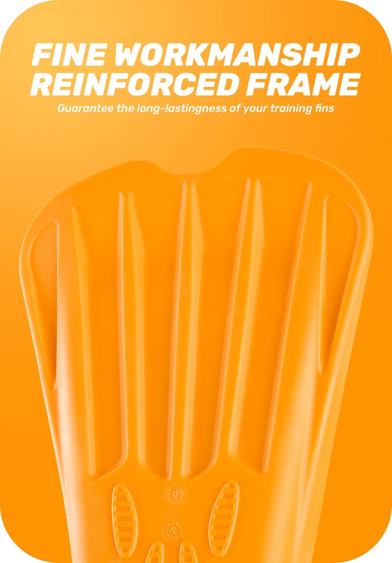 Capas زعانف تدريب السباحة من CAPAS سيليكون مريح شفافة قصيرة العجلات عائمة مع حقيبة شبكية للبالغين رجال ونساء لبناء قوة الساق - Image 4